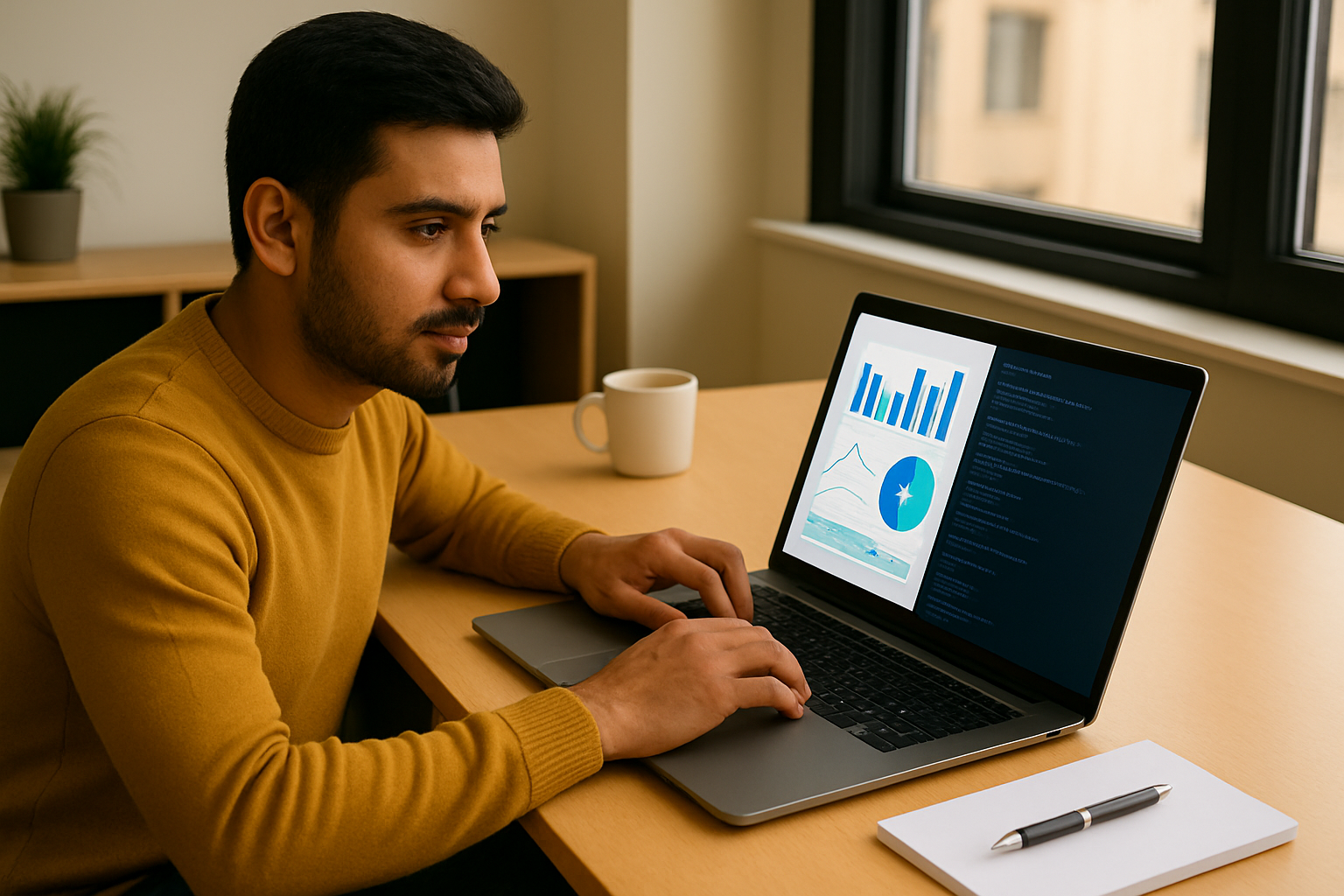 Research and data analysis illustration for academic and business research services